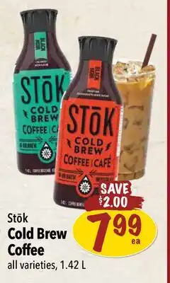 Farm Boy Stōk Cold Brew Coffee offer