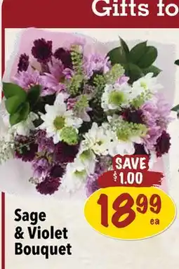 Farm Boy Sage & Violet Bouquet offer