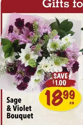 Farm Boy Sage & Violet Bouquet offer