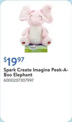 Walmart Spark Create Imagine Peek-A-Boo Elephant offer