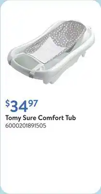 Walmart Tomy Sure Comfort Tub offer