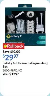 Walmart Safety 1st Home Safeguarding Set offer