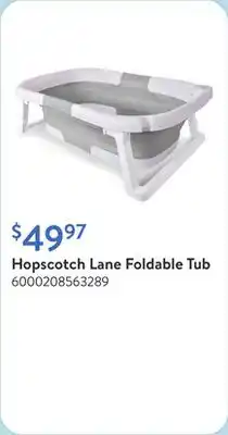Walmart Hopscotch Lane Foldable Tub offer