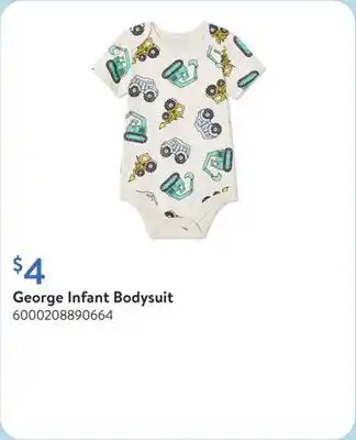 Walmart George Infant Bodysuit offer