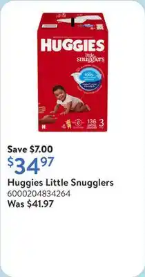 Walmart Huggies Little Snugglers offer