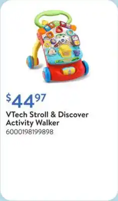 Walmart VTech Stroll & Discover Activity Walker offer