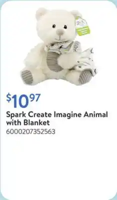 Walmart Spark Create Imagine Animal with Blanket offer