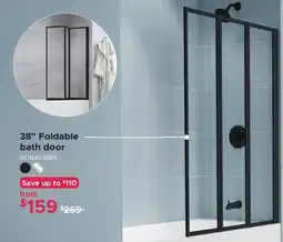 Bath Depot 38 Foldable bath door offer