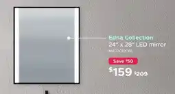 Bath Depot Edna Collection 24 x 28 LED mirror offer