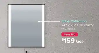 Bath Depot Edna Collection 24 x 28 LED mirror offer