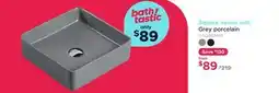 Bath Depot Square vessel sink Grey porcelain offer
