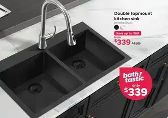 Bath Depot Double topmount kitchen sink offer