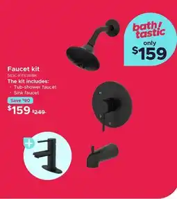 Bath Depot Faucet kit offer