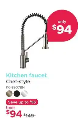 Bath Depot Kitchen faucet Chef-style offer