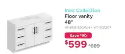 Bath Depot Inez Collection Floor vanity 48 offer