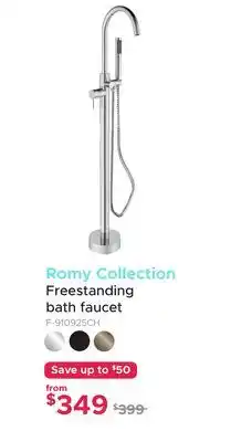 Bath Depot Romy Collection Freestanding bath faucet offer