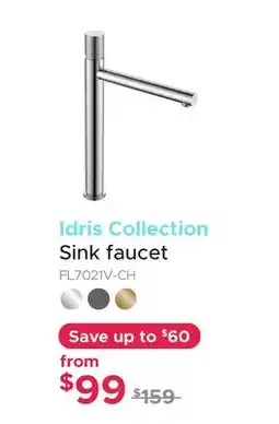 Bath Depot Idris Collection Sink faucet offer