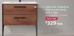 Bath Depot Colorado Collection Wall-mount vanity offer