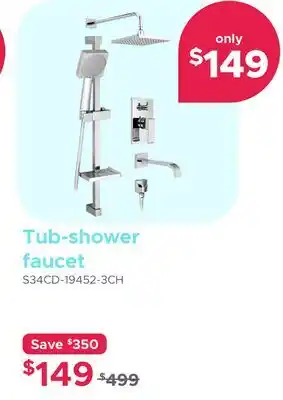 Bath Depot Tub-shower faucet offer