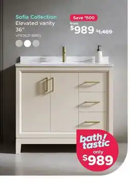 Bath Depot Sofia Collection Elevated vanity 36 offer