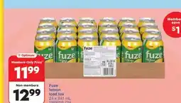 Wholesale Club FUZE LEMON ICED TEA, 24 x 341 mL offer