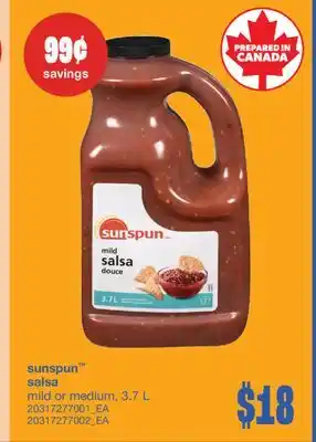 Wholesale Club SALSA, 3.7 L offer