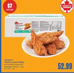 Wholesale Club CHICKEN BREAST FILLETS, 4 kg offer