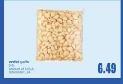 Wholesale Club PEELED GARLIC, 3 LB offer