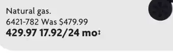 Home Hardware Flame 440 Red Natural Gas offer