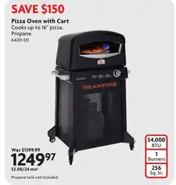 Home Hardware Pizza Oven with Cart offer