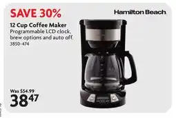 Home Hardware 12 Cup Coffee Maker offer