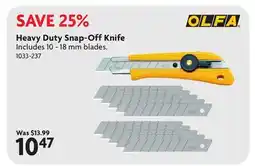 Home Hardware Heavy Duty Snap-Off Knife offer
