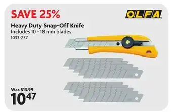 Home Hardware Heavy Duty Snap-Off Knife offer