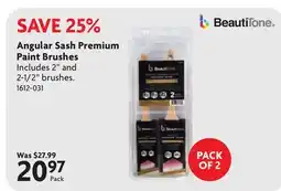 Home Hardware Angular Sash Premium Paint Brushes offer
