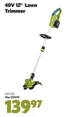 Home Hardware 40V 12 Lawn Trimmer offer