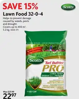 Home Hardware Lawn Food 32-0-4 offer