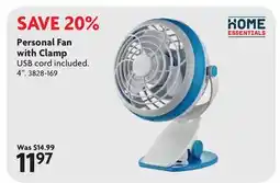 Home Hardware Personal Fan with Clamp offer