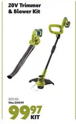 Home Hardware 20V Blower and Trimmer Kit offer