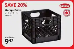Home Hardware Storage Crate offer