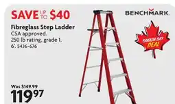 Home Hardware Fibreglass Step Ladder offer