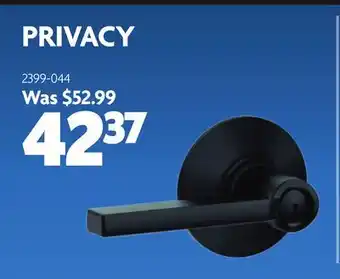 Home Hardware Latitude Collection Matte Black Privacy offer