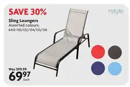 Home Hardware Sling Loungers offer