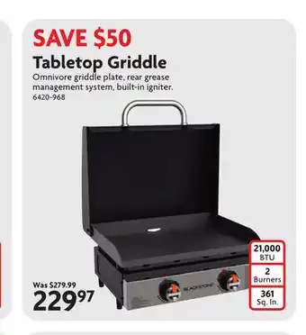 Home Hardware Tabletop Griddle offer