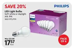 Home Hardware LED Light Bulbs Soft white or daylight offer
