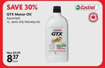 Home Hardware GTX Motor Oil offer