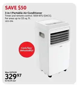 Home Hardware 3-in-1 Portable Air Conditioner offer