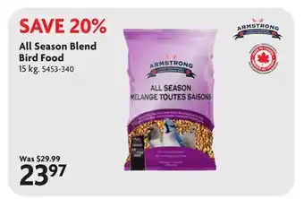 Home Hardware All Season Blend Bird Food offer