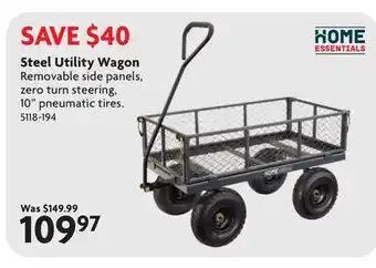 Home Hardware Steel Utility Wagon offer