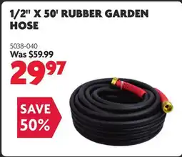 Home Hardware 1/2 X 50' RUBBER GARDEN HOSE offer
