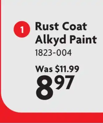 Home Hardware Rust Coat Alkyd Paint offer